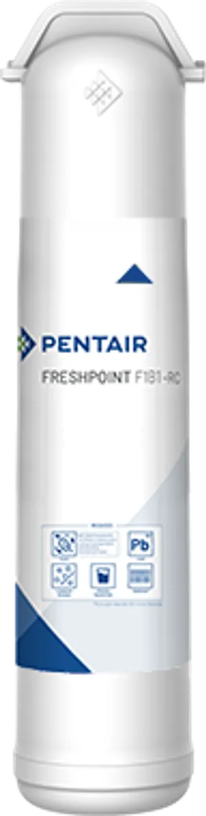 <p>The Pentair FreshPoint F1B1-RC is a dual carbon/sediment pre-filter cartridge designed for Pentair FreshPoint undersink water filtration systems. It combines carbon block filtration with sediment reduction to protect downstream RO membrane components while reducing lead, chemicals, and other contaminants before water reaches the next filtration stage.</p>
<p>Designed for FreshPoint's effortless click-in cartridge change-out system, the F1B1-RC is color-coded to help ensure the correct filter sequence during replacement - reducing the risk of installation errors across multi-stage FreshPoint systems. It's rated for a 750-gallon capacity, recommended for annual replacement or sooner if flow diminishes.</p>
<p>As a genuine FreshPoint pre-filter cartridge, the F1B1-RC keeps compatible RO systems performing reliably, protecting the RO membrane from sediment fouling while helping reduce lead and other chemical contaminants at the pre-filtration stage.</p>
<p>Key Features:<br>- Dual carbon/sediment pre-filter cartridge<br>- Reduces lead and chemical contaminants<br>- Protects downstream RO membrane from sediment fouling<br>- Color-coded design helps ensure proper filter sequence during replacement<br>- Effortless click-in cartridge change-out<br>- 750-gallon capacity<br>- Genuine FreshPoint replacement pre-filter</p>
<p>Specifications:<br>Brand: Pentair<br>Product Line: FreshPoint<br>Model: F1B1-RC (Part No. 655120-96)<br>Filter Type: Dual carbon block/sediment pre-filter (lead &amp; chemical reduction)<br>Capacity: 750 gallons<br>Recommended Replacement: Annually, or when flow diminishes<br>Compatible Systems: FreshPoint 161111 (GRO-475B), 161114 (GRO-475BP), 161151 (GRO-475M)</p>