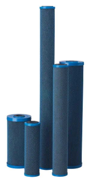 <div dir="ltr">
<table>
<thead>
<tr>
<th scope="col">Model</th>
<th scope="col">Item #</th>
<th scope="col">Dimensions</th>
<th scope="col">Rating (Nominal)</th>
<th scope="col">Pressure Drop @ Flow</th>
<th scope="col">Chlorine Capacity @ Flow</th>
</tr>
</thead>
<tbody>
<tr>
<td>CFB-Plus 10</td>
<td>255674-43</td>
<td>2.88" x 9.75"</td>
<td>5-10 micron</td>
<td>1.6 psi @ 1 gpm</td>
<td>&gt;10,000 gal @ 1 gpm</td>
</tr>
<tr>
<td>CFB-Plus 20</td>
<td>255675-43</td>
<td>2.88" x 20"</td>
<td>5-10 micron</td>
<td>1.6 psi @ 2 gpm</td>
<td>&gt;20,000 gal @ 2 gpm</td>
</tr>
<tr>
<td>CFB-Plus 30</td>
<td>255676-43</td>
<td>2.88" x 30"</td>
<td>5-10 micron</td>
<td>1.6 psi @ 3 gpm</td>
<td>&gt;30,000 gal @ 3 gpm</td>
</tr>
<tr>
<td>CFB-Plus 10BB</td>
<td>255677-43</td>
<td>4.63" x 9.75" (Big Blue)</td>
<td>5-10 micron</td>
<td>2.5 psi @ 2 gpm</td>
<td>&gt;25,000 gal @ 2 gpm</td>
</tr>
<tr>
<td>CFB-Plus 20BB</td>
<td>255678-43</td>
<td>4.63" x 20" (Big Blue)</td>
<td>5-10 micron</td>
<td>2.5 psi @ 4 gpm</td>
<td>&gt;50,000 gal @ 4 gpm</td>
</tr>
</tbody>
</table>
</div>
<p dir="ltr">Media: Bonded PAC (Fibredyne technology)<br>Endcaps: Polypropylene<br>Netting: Polyethylene<br>Gaskets: Santoprene<br>Temp Rating: 40&deg;F&ndash;180&deg;F (4.4&deg;C&ndash;82.2&deg;C)<br>Certification: NSF/ANSI Standard 42 (material requirements only)<br>Replacement Interval: Every 12 months, or when a noticeable drop in flow rate occurs<br>Note: Do not use with water that is microbiologically unsafe or of unknown quality without adequate disinfection before or after the system</p>
<p>The Pentek CFB-Plus Series is an enhanced version of Pentair's standard CFB cartridges, offering even greater chlorine taste and odor reduction along with the highest sediment reduction found in a carbon cartridge. These modified molded blocks are built using Pentek's proprietary Fibredyne technology, which attaches powdered activated carbon onto a cellulose-free synthetic fiber matrix &mdash; combining the benefits of a sediment filter and a carbon block in a single cartridge.</p>
<p>Fibredyne's carbon block technology delivers up to two times the chlorine taste and odor reduction and dirt-holding capacity of traditional carbon blocks, while a unique post-filtration layer fused to the carbon/fiber media blend prevents carbon fines from releasing into the effluent stream. This makes the CFB-Plus Series an ideal choice for a wide range of residential, food service, commercial, and industrial applications requiring premium taste, odor, and sediment reduction.</p>
<p>Available from a compact 9.75" cartridge up to a full 20" Big Blue format, the CFB-Plus Series scales from point-of-use under-sink systems to whole house filtration. All CFB-Plus models are tested and certified by NSF International to NSF/ANSI Standard 42 for material requirements. Select the model below that matches your housing size.</p>