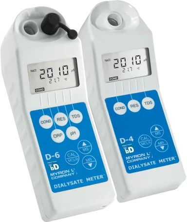 DIGITAL DIALYSATE METER™ D-4 & D-6