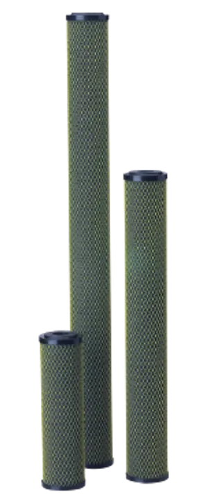 <p>The Pentek ELPC Series is a premium line of activated carbon filter cartridges purpose-built for electroplating solutions. Engineered with proprietary Fibredyne technology, the ELPC delivers true depth filtration in a unique fibrous block structure - enabling maximum treatment capacity with minimal pressure drop through the cartridge.</p>
<p>Unlike standard carbon cartridges, the ELPC Series uses an ultra-clean, highly purified carbon specifically selected to prevent sulfur leaching into the plating bath, protecting plating solution integrity. An integrated post-filtration layer ensures no carbon fines bleed into the bath during operation - a critical requirement for electroplating processes where contamination can compromise results.</p>
<p>Built with cellulose-free construction, the ELPC Series resists chemical breakdown in both acidic and alkaline solutions up to 180&deg;F (82&deg;C), making it suitable for the demanding chemistries found in industrial plating environments. Endcap gaskets are permanently molded onto the cartridge, simplifying change-out and eliminating the risk of gaskets falling into the housing during installation.</p>
<p>Key Features:<br>- Premium activated carbon cartridge purpose-built for electroplating solutions<br>- Ultra-clean, highly purified carbon prevents sulfur leaching into plating baths<br>- Integrated post-filtration layer prevents carbon fines from bleeding into the bath<br>- Cellulose-free construction resists chemical breakdown in acidic and alkaline solutions<br>- Rated for use up to 180&deg;F (82&deg;C)<br>- Fibredyne technology provides true depth filtration with minimal pressure drop<br>- 10-micron nominal rating with superior dirt-holding capacity<br>- Permanently molded endcap gaskets ease cartridge change-out</p>
<p>Specifications:<br>Brand: Pentair<br>Product Line: Pentek ELPC Series<br>Application: Electroplating solution filtration (industrial)<br>Filter Media: Ultra-clean, highly purified activated carbon (Fibredyne construction)<br>Filtration Rating: 10 micron (nominal)<br>Construction: Cellulose-free<br>Maximum Operating Temperature: 180&deg;F (82&deg;C)<br>Chemical Compatibility: Resistant to breakdown in both acidic and alkaline solutions<br>Endcap Design: Permanently molded gaskets<br>Typical Applications: Electroplating baths and industrial plating solution filtration</p>