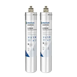 <p>Item #: EV928201 (H-1200 twin-cartridge replacement set)<br>Flow Rate: 0.5 GPM (controlled)<br>Filtration: 0.5 micron nominal (Micro-Pure pleated media, two-stage)<br>Capacity: 1,000 gallons combined (replace annually or when flow slows)<br>Reduces: Total PFAS (up to 99.6%), MTBE, chloramine, chlorine taste &amp; odor, lead, VOCs/THMs, sediment, cysts (Cryptosporidium, Giardia), scale (via KDF media)<br>Certification: NSF/ANSI Standards 42 and 53 (IAPMO R&amp;T certified for PFAS)<br>Housing: Commercial-grade metal canisters (twist-off/twist-on)<br>Made In: USA<br>Includes: 2 cartridges (complete replacement set)</p>
<p>Get advanced, two-stage drinking water protection with the Pentair Everpure H-1200 replacement cartridge set (Item #EV928201). This genuine twin-cartridge set is designed for the Everpure H-1200 dual-cartridge system, and offers a longer service life and broader contaminant reduction than a single-cartridge setup, thanks to its two-stage Micro-Pure filtration technology combined with a unique pleated filter membrane.</p>
<p>The H-1200 set is IAPMO R&amp;T certified against NSF/ANSI Standard 53 for the reduction of up to 99.6% of total PFAS ("forever chemicals"), and also reduces MTBE (methyl tert-butyl ether), chloramine, chlorine taste and odor, lead, VOCs (including THMs), and sediment &mdash; mechanically filtering particles as small as 0.5 microns. It's also NSF/ANSI Standard 53 certified to reduce cysts such as Cryptosporidium and Giardia, and includes enhanced KDF media to help inhibit scale buildup that can damage water-using appliances.</p>
<p>Rated for a combined 1,000-gallon capacity at a controlled 0.5 GPM flow rate &mdash; roughly 7,574 single-use plastic water bottles &mdash; this twin-pack should be replaced together approximately every 12 months, or sooner if flow slows or capacity is reached. Housed in Everpure's signature commercial-grade metal canisters, the set is made in the USA and twists off and on in seconds for fast, simple maintenance.</p>