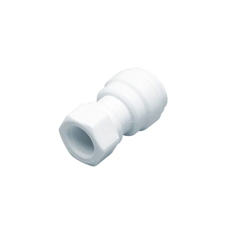 <p>Connects from faucet to PE tube by quick fitting<br>Available for &frac14;&rdquo; and ⅜&rdquo; tube<br>Item part: <strong>AQF FAU 14T</strong> for &frac14;&rdquo; tube<br>Item part: <strong>AQF FAU 38T </strong>for ⅜&rdquo; tube</p>