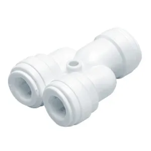 <h3 data-start="224" data-end="273"><strong data-start="228" data-end="273">3-Tube Y Divider Fittings &ndash; Polypropylene</strong></h3>
<p data-start="275" data-end="579">Enhance your water filtration system with our high-quality 3-Tube Y Divider Fittings, designed for reliable performance and ease of use. Constructed from durable polypropylene, these fittings ensure long-lasting service in various water treatment applications.​</p>
<p data-start="581" data-end="598"><strong data-start="581" data-end="598">Key Features:</strong></p>
<ul data-start="600" data-end="1434">
<li data-start="600" data-end="722">
<p data-start="602" data-end="722"><strong data-start="602" data-end="640">Robust Polypropylene Construction:</strong> Offers excellent chemical resistance and durability, making them suitable for diverse water filtration environments.​</p>
</li>
<li data-start="724" data-end="840">
<p data-start="726" data-end="840"><strong data-start="726" data-end="758">Efficient Flow Distribution:</strong> The Y-divider design allows a single inlet to distribute water evenly across two outlets, ensuring optimal system performance.​</p>
</li>
<li data-start="842" data-end="1010">
<p data-start="844" data-end="1010"><strong data-start="844" data-end="867">Secure Connections:</strong> Designed to provide tight, leak-free seals with standard tube sizes, maintaining system integrity.​</p>
</li>
<li data-start="1012" data-end="1227">
<p data-start="1014" data-end="1227"><strong data-start="1014" data-end="1040">Versatile Application:</strong> Ideal for use in residential, commercial, and industrial water filtration systems, including reverse osmosis units and deionized water setups.​</p>
</li>
<li data-start="1229" data-end="1434">
<p data-start="1231" data-end="1434"><strong data-start="1231" data-end="1271">Temperature and Pressure Resilience:</strong> Capable of handling pressures up to 150 psi at 70&deg;F, ensuring reliable performance under various operating conditions.​</p>
</li>
</ul>
<p data-start="1436" data-end="1456"><strong data-start="1436" data-end="1456">Available Sizes:</strong></p>
<div>
<div>
<table class="min-w-full" data-start="1458" data-end="1701">
<thead data-start="1458" data-end="1497">
<tr data-start="1458" data-end="1497">
<th data-start="1458" data-end="1474">Item Part</th>
<th data-start="1474" data-end="1484">Tube IN</th>
<th data-start="1484" data-end="1497">Tubes OUT</th>
</tr>
</thead>
<tbody data-start="1538" data-end="1701">
<tr data-start="1538" data-end="1577">
<td class="max-w-[calc(var(--thread-content-max-width)*2/3)]" data-start="1538" data-end="1554">AQF Y 1414TT</td>
<td class="max-w-[calc(var(--thread-content-max-width)*2/3)]" data-start="1554" data-end="1564">&frac14;"</td>
<td class="max-w-[calc(var(--thread-content-max-width)*2/3)]" data-start="1564" data-end="1577">&frac14;"</td>
</tr>
<tr data-start="1578" data-end="1617">
<td class="max-w-[calc(var(--thread-content-max-width)*2/3)]" data-start="1578" data-end="1594">AQF Y 3838TT</td>
<td class="max-w-[calc(var(--thread-content-max-width)*2/3)]" data-start="1594" data-end="1604">⅜"</td>
<td class="max-w-[calc(var(--thread-content-max-width)*2/3)]" data-start="1604" data-end="1617">⅜"</td>
</tr>
<tr data-start="1618" data-end="1701">
<td class="max-w-[calc(var(--thread-content-max-width)*2/3)]" data-start="1618" data-end="1634">AQF Y 1212TT</td>
<td class="max-w-[calc(var(--thread-content-max-width)*2/3)]" data-start="1634" data-end="1644">&frac12;"</td>
<td class="max-w-[calc(var(--thread-content-max-width)*2/3)]" data-start="1644" data-end="1656">&frac12;"</td>
</tr>
</tbody>
</table>
</div>
</div>
<p data-start="1703" data-end="1720"><strong data-start="1703" data-end="1720">Applications:</strong></p>
<ul data-start="1722" data-end="2118">
<li data-start="1722" data-end="1793">
<p data-start="1724" data-end="1793">Reverse osmosis systems​</p>
</li>
<li data-start="1795" data-end="1879">
<p data-start="1797" data-end="1879">Deionized and purified water systems​</p>
</li>
<li data-start="1881" data-end="1952">
<p data-start="1883" data-end="1952">Laboratory water setups​</p>
</li>
<li data-start="1954" data-end="2032">
<p data-start="1956" data-end="2032">Commercial beverage dispensing​</p>
</li>
<li data-start="2034" data-end="2118">
<p data-start="2036" data-end="2118">General water treatment applications​</p>
</li>
</ul>
<p>&nbsp;</p>
