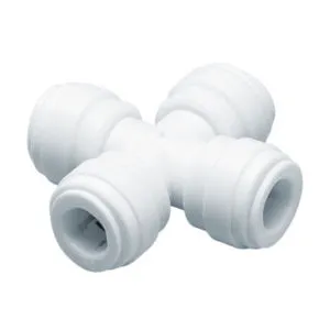 <h3 data-start="183" data-end="228"><strong data-start="187" data-end="228">4-Tube Cross Fittings &ndash; Polypropylene</strong></h3>
<p data-start="230" data-end="349">Enhance your water filtration system with our high-quality 4-Tube Cross Fittings, designed for reliable performance and ease of use. <span class="relative -mx-px my-[-0.2rem] rounded px-px py-[0.2rem] transition-colors duration-100 ease-in-out">Constructed from durable polypropylene, these fittings ensure long-lasting service in various water treatment applications.</span>​</p>
<p data-start="351" data-end="368"><strong data-start="351" data-end="368">Key Features:</strong></p>
<ul data-start="370" data-end="1362">
<li data-start="370" data-end="571">
<p data-start="372" data-end="571"><strong data-start="372" data-end="410">Robust Polypropylene Construction:</strong> Offers excellent chemical resistance and durability, making them suitable for diverse water filtration environments.​</p>
</li>
<li data-start="573" data-end="768">
<p data-start="575" data-end="768"><strong data-start="575" data-end="607">Efficient Flow Distribution:</strong> The cross design allows for equal distribution of water flow across four tubes, ensuring optimal system performance.​</p>
</li>
<li data-start="770" data-end="938">
<p data-start="772" data-end="938"><strong data-start="772" data-end="795">Secure Connections:</strong> Designed to provide tight, leak-free seals with standard tube sizes, maintaining system integrity.​</p>
</li>
<li data-start="940" data-end="1155">
<p data-start="942" data-end="1155"><strong data-start="942" data-end="968">Versatile Application:</strong> Ideal for use in residential, commercial, and industrial water filtration systems, including reverse osmosis units and deionized water setups.​</p>
</li>
<li data-start="1157" data-end="1362">
<p data-start="1159" data-end="1362"><strong data-start="1159" data-end="1199">Temperature and Pressure Resilience:</strong> Capable of handling pressures up to 150 psi at 70&deg;F, ensuring reliable performance under various operating conditions.​</p>
</li>
</ul>
<p data-start="1364" data-end="1384"><strong data-start="1364" data-end="1384">Available Sizes:</strong></p>
<div>
<div>
<table class="min-w-full" data-start="1386" data-end="1543">
<thead data-start="1386" data-end="1413">
<tr data-start="1386" data-end="1413">
<th data-start="1386" data-end="1400">Item Part</th>
<th data-start="1400" data-end="1413">Tube Size</th>
</tr>
</thead>
<tbody data-start="1442" data-end="1543">
<tr data-start="1442" data-end="1469">
<td class="max-w-[calc(var(--thread-content-max-width)*2/3)]" data-start="1442" data-end="1456">AQF X 14T</td>
<td class="max-w-[calc(var(--thread-content-max-width)*2/3)]" data-start="1456" data-end="1469">&frac14;"</td>
</tr>
<tr data-start="1470" data-end="1543">
<td class="max-w-[calc(var(--thread-content-max-width)*2/3)]" data-start="1470" data-end="1484">AQF X 38T</td>
<td class="max-w-[calc(var(--thread-content-max-width)*2/3)]" data-start="1484" data-end="1496">⅜"</td>
</tr>
</tbody>
</table>
</div>
</div>
<p data-start="1545" data-end="1562"><strong data-start="1545" data-end="1562">Applications:</strong></p>
<ul data-start="1564" data-end="1960">
<li data-start="1564" data-end="1635">
<p data-start="1566" data-end="1635">Reverse osmosis systems​</p>
</li>
<li data-start="1637" data-end="1721">
<p data-start="1639" data-end="1721">Deionized and purified water systems​</p>
</li>
<li data-start="1723" data-end="1794">
<p data-start="1725" data-end="1794">Laboratory water setups​</p>
</li>
<li data-start="1796" data-end="1874">
<p data-start="1798" data-end="1874">Commercial beverage dispensing​</p>
</li>
<li data-start="1876" data-end="1960">
<p data-start="1878" data-end="1960">General water treatment applications​</p>
</li>
</ul>
<p data-start="1962" data-end="2003">&nbsp;</p>
<p>&nbsp;</p>