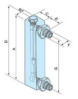 CAUDALÍMETROS PARA MONTAJE EN PANEL CROQUIS