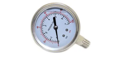 IN-LINE PRESSURE GAUGE, 2.5" DIAL, 0-300 PSI