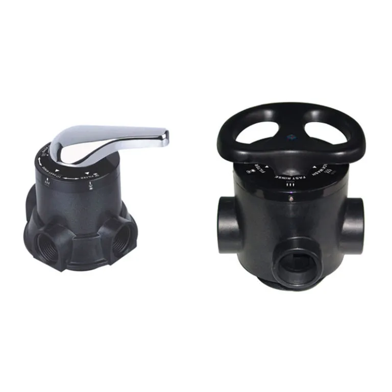 <p>Cycles: Service, Backwash, Rinse</p>
<table id="tablepress-77" class="tablepress tablepress-id-77 small-table">
<thead>
<tr class="row-1 odd">
<th class="column-1">&nbsp;</th>
<th class="column-2"><strong>V-FMS</strong></th>
<th class="column-3"><strong>V-FMB</strong></th>
</tr>
</thead>
<tbody class="row-hover">
<tr class="row-2 even">
<td class="column-1" style="text-align: left;"><strong>Flow</strong></td>
<td class="column-2">26 gpm</td>
<td class="column-3">44 gpm</td>
</tr>
<tr class="row-3 odd">
<td class="column-1" style="text-align: left;"><strong>In/Out</strong></td>
<td class="column-2">1&rdquo; FNPT</td>
<td class="column-3">2&rdquo; FNPT</td>
</tr>
<tr class="row-4 even">
<td class="column-1" style="text-align: left;"><strong>Drain</strong></td>
<td class="column-2">1&rdquo; FNPT</td>
<td class="column-3">1.5&rdquo; FNPT</td>
</tr>
<tr class="row-5 odd">
<td class="column-1" style="text-align: left;"><strong>Tank&rsquo;s Head</strong></td>
<td class="column-2">2.5&rdquo;</td>
<td class="column-3">4&rdquo;</td>
</tr>
</tbody>
</table>
<p>Water Pressure: 20 &ndash; 85 psi<br>Water Temperature: 5 &ndash; 50 &ordm;C (41-122 &ordm;F)</p>