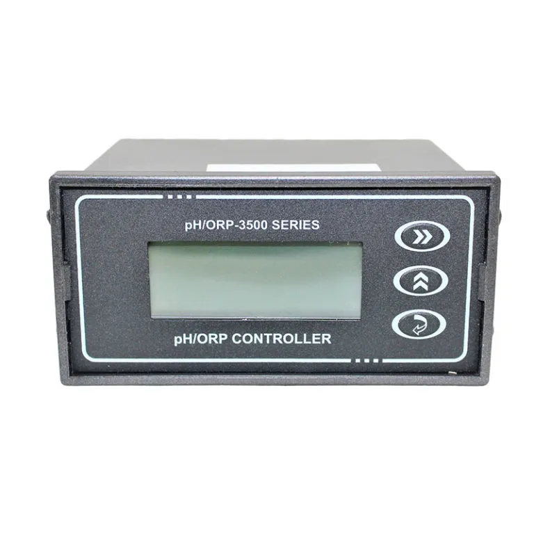 <p>Item Part: <strong>ORP</strong><br>Suitable for in-line monitoring of oxidation-reduction potential<br>Sensor Included (5 m cable)<br>Back-light LCD display<br>High limit and low limit control<br>Measuring Range: -1999 mV ~ +1999 mV<br>Resolution: &plusmn; 1 mV<br>Accuracy: &plusmn; 2 mV<br>Automatic temperature compensation 0-99⁰C<br>Stability: &le; 2 mV/24h<br>Measuring distance: &le; 20 m<br>Communication: RS485 output<br>4~20 mA current output<br>Dimensions: 3.8&rdquo; x 3.8&rdquo; x 5.1&rdquo; (HxWxD)<br>Hole size on panel: 3.6&rdquo; x 3.6&rdquo;<br>Power: 110 V or 220 V, 50 Hz</p>