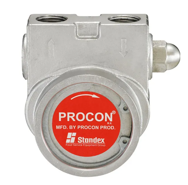 <p>WITH RELIEF VALVE</p>
<p>Material: Stainless Steel<br>Flow: 115-330 GPH<br>Ports: &frac12;" NPT<br>HP required: &frac14; - 1 &frac12; HP<br>Maximum Pressure 250psi<br>Weight: 2kg</p>
<p>CONSULT FOR OTHER MODELS</p>