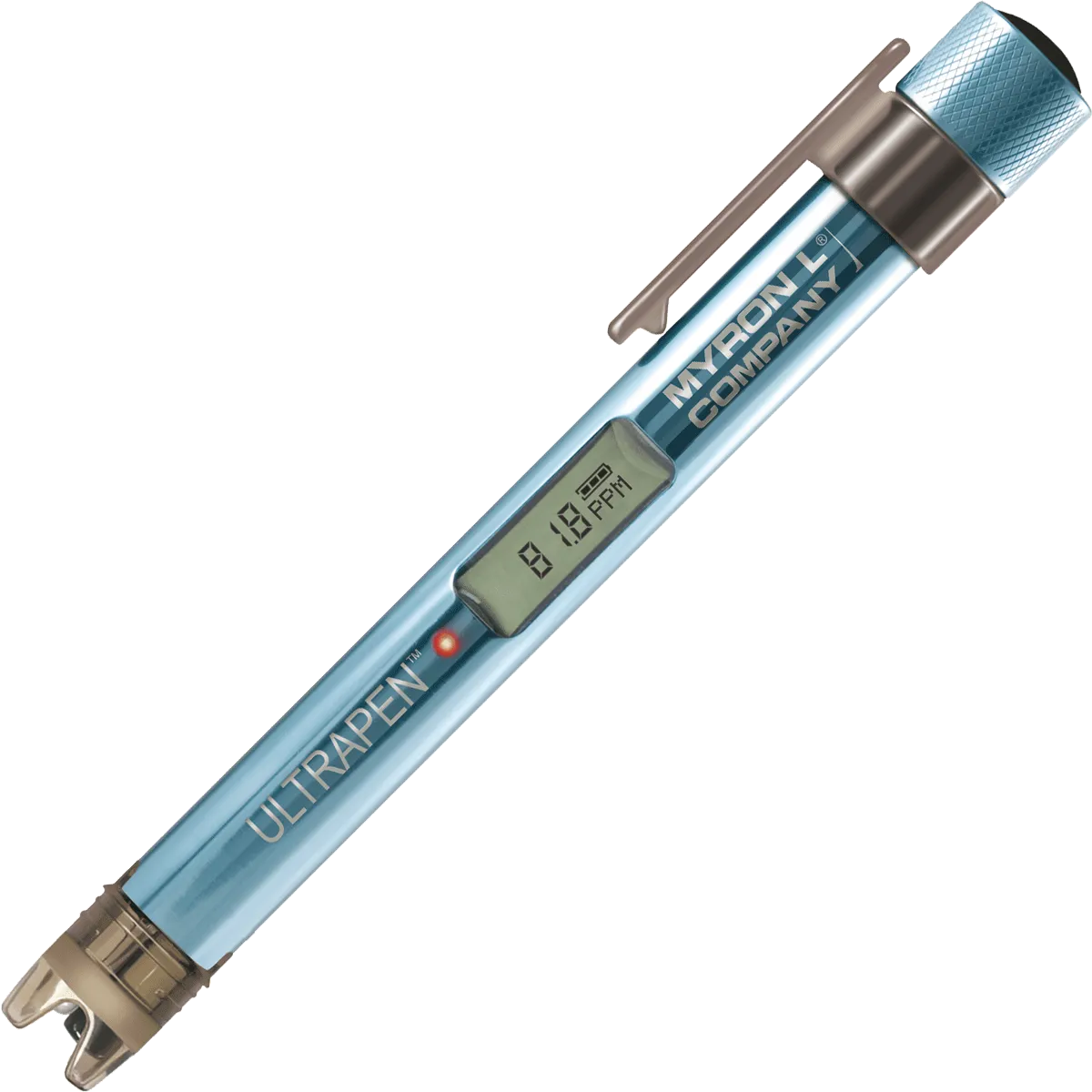 <h3><strong>ULTRAPEN&trade; PT6 Measurement Modes:</strong></h3>
<table>
<tbody>
<tr>
<td><strong>MODE</strong></td>
<td><strong>METHOD OF MEASUREMENT</strong></td>
</tr>
<tr>
<td><strong>Hold</strong></td>
<td>Displays real-time readings until the LED turns solid ON, then displays final readings.</td>
</tr>
<tr>
<td><strong>LIVE</strong></td>
<td>Displays real-time readings continuously for up to 5 minutes.</td>
</tr>
</tbody>
</table>
<h3><strong>ULTRAPEN&trade; PT6 Parameter Modes:</strong></h3>
<table>
<tbody>
<tr>
<td><strong>MODE</strong></td>
<td><strong>PARAMETER MEASURED</strong></td>
</tr>
<tr>
<td><strong>N</strong></td>
<td>Display alternates between Nitrate as Nitrogen (NO3&mdash;N), and Temperature</td>
</tr>
<tr>
<td><strong>NO3</strong></td>
<td>Display alternates between Nitrate (NO3&mdash;), and Temperature</td>
</tr>
<tr>
<td><strong>mV</strong></td>
<td>Display alternates between millivolt (mV), and Temperature</td>
</tr>
</tbody>
</table>
<h3><strong>ULTRAPEN&trade; PT6 Specifications:</strong></h3>
<table>
<tbody>
<tr>
<td><strong>Specifications</strong></td>
<td>Nitrate as Nitrogen NO3&mdash;N</td>
<td>Nitrate NO3&mdash;</td>
<td>Temperature</td>
</tr>
<tr>
<td>Ranges</td>
<td>1-1400 ppm</td>
<td>4.4-6200 ppm</td>
<td>0 &ndash; 71&deg;C / 32 &ndash; 160&deg;F</td>
</tr>
<tr>
<td>Accuracy<span style="font-weight: 400;"><sup>1</sup></span></td>
<td>&plusmn; 10% of the reading</td>
<td>&plusmn; 10% of the reading</td>
<td>&plusmn; 0.1&deg;C</td>
</tr>
<tr>
<td>Resolution</td>
<td>0.1 ppm</td>
<td>0.1 ppm</td>
<td>0.1&deg;C/F</td>
</tr>
</tbody>
</table>
<table>
<tbody>
<tr>
<td>pH Range:</td>
<td>3-11 pH</td>
</tr>
<tr>
<td>Time to Reading Stabilization:</td>
<td>10 &ndash; 180 seconds</td>
</tr>
<tr>
<td>Power Consumption: Active Mode:</td>
<td>30 &ndash; 140 mA, Sleep Mode: 2 &mu;A</td>
</tr>
<tr>
<td>Physical Dimensions:</td>
<td>17.15 cm L x 1.59 cm D or 6.75 in. L x .625 in. D</td>
</tr>
<tr>
<td>Weight:</td>
<td>54 g or 1.94 oz.</td>
</tr>
<tr>
<td>Case Material:</td>
<td>Anodized Aircraft Aluminum with Protective Coating</td>
</tr>
<tr>
<td>Battery Type:</td>
<td>N type, Alkaline 1.5 V</td>
</tr>
<tr>
<td>Calibration Standard Solutions:</td>
<td>1, 10, 100, or 1000 ppm NO3&mdash;N</td>
</tr>
<tr>
<td>Operating/Storage Temperature:</td>
<td>0-40&deg;<span style="font-weight: 400;">C / 32-104&deg;</span>F<sup>2</sup></td>
</tr>
<tr>
<td>Enclosure Ratings:</td>
<td>IP67 and NEMA 6</td>
</tr>
<tr>
<td>EN61236-1: 2006 &ndash; Annex A: 2008; Electrostatic discharge to case of instrument may cause PT6 to spontaneously power ON. In this case, the PT6 will power OFF after several seconds.</td>
</tr>
</tbody>
</table>