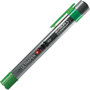 <h3><strong>ULTRAPENx2&trade; PTBT5 Specifications:</strong></h3>
<table>
<tbody>
<tr>
<td>System Requirements:</td>
<td>Myron&nbsp;L<sup>&reg;</sup>&nbsp;Company PTBTX2TM App: Apple iOS 10.0 or later; Android OS 7.0 or later.</td>
</tr>
</tbody>
</table>
<h3>&nbsp;</h3>
<table>
<tbody>
<tr>
<td><strong>Specifications</strong></td>
<td>DO Concentration</td>
<td>DO Saturation</td>
<td>Temperature</td>
</tr>
<tr>
<td>Ranges</td>
<td>0-20 ppm</td>
<td>0-200%</td>
<td>0 &ndash; 71&deg;C / 32 &ndash; 160&deg;F</td>
</tr>
<tr>
<td>Accuracy<span style="font-weight: 400;"><sup>1</sup></span></td>
<td>&plusmn; 0.2 ppm or &plusmn; 2% of the reading, whichever is greater (up to 40&ordm;C)</td>
<td>0.0% to &le; 100.0%: &plusmn; 20 counts; &gt;100%: &plusmn; 2% of the reading.</td>
<td>&plusmn; 0.1&deg;C</td>
</tr>
<tr>
<td>Resolution</td>
<td>0.01 ppm</td>
<td>0.1%</td>
<td>0.1&deg;C/F</td>
</tr>
</tbody>
</table>
<h3>&nbsp;</h3>
<table>
<tbody>
<tr>
<td>Altitude Adjustment:</td>
<td>-2,000 ft. to 15,000 ft. in increments of 100 ft.</td>
</tr>
<tr>
<td>Salinity Adjustment:</td>
<td>0 &ndash; 50 ppt in increments of 1 ppt</td>
</tr>
<tr>
<td>Time to Reading Stabilization:</td>
<td>10 &ndash; 180 seconds</td>
</tr>
<tr>
<td>Calibration Methods:</td>
<td>1 or 2 Point; 0 ppm DO Calibration Solution, Air or Water</td>
</tr>
<tr>
<td>Operating/Storage Temperature:</td>
<td>0 &ndash; 55&deg;C / 32 &ndash; 131&deg;F</td>
</tr>
<tr>
<td>Power Consumption:</td>
<td>Active Mode: 30 &ndash; 140 mA, Sleep Mode: 2 &micro;A</td>
</tr>
<tr>
<td>Temperature Compensation for Membrane Permeability:</td>
<td>Automatic</td>
</tr>
<tr>
<td>Physical Dimensions:</td>
<td>17.15 cm L x 1.59 cm D or 6.75 in. L x .625 in. D</td>
</tr>
<tr>
<td>Weight:</td>
<td>54 g or 1.94 oz.</td>
</tr>
<tr>
<td>Case Material:</td>
<td>Anodized Aircraft Aluminum with Protective Coating</td>
</tr>
<tr>
<td>Battery Type:</td>
<td>N type, Alkaline 1.5 V</td>
</tr>
<tr>
<td>Water Resistance:</td>
<td>IP67 and NEMA 6</td>
</tr>
<tr>
<td>EN61236-1: 2006 &ndash; Annex A: 2008; 1999/5/EC Annex III Electrostatic discharge to case of instrument may cause PT5 to spontaneously power ON. In this case, the PT5 will power OFF after several seconds.</td>
<td>&nbsp;</td>
</tr>
<tr>
<td>&nbsp;</td>
<td>WARNING! These products can expose you to chemicals including Di(2-ethylhexyl)phthalate (DEHP), which is known to the State of California to cause cancer and birth defects or other reproductive harm. For more information go to www.P65Warnings.ca.gov.</td>
</tr>
</tbody>
</table>
<p><sup>1</sup>Accuracy after Temperature Controlled, Full Calibration.</p>
<h3><strong>ULTRAPENx2&trade; PTBT5 Measurement Modes:</strong></h3>
<table>
<tbody>
<tr>
<td><strong>MODE</strong></td>
<td><strong>METHOD OF MEASUREMENT</strong></td>
</tr>
<tr>
<td><strong>Hold</strong></td>
<td>Displays real-time readings until stable or 3 minutes, whichever comes first, then displays final readings.</td>
</tr>
<tr>
<td><strong>LIVE</strong></td>
<td>Displays real-time readings continuously for up to 5 minutes.</td>
</tr>
</tbody>
</table>
<h3><strong>ULTRAPENx2&trade; PTBT5 Parameter Modes:</strong></h3>
<table>
<tbody>
<tr>
<td><strong>MODE</strong></td>
<td><strong>PARAMETER MEASURED</strong></td>
</tr>
<tr>
<td><strong>DO Default</strong></td>
<td>Display alternates between DO Concentration in ppm, DO Saturation in % and Temperature.</td>
</tr>
<tr>
<td><strong>DO Concentration</strong></td>
<td>Display alternates between DO Concentration in ppm and Temperature.</td>
</tr>
<tr>
<td><strong>DO Saturation</strong></td>
<td>Display alternates between DO Saturation in % and Temperature.</td>
</tr>
</tbody>
</table>