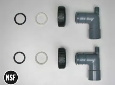 ¾” X 1” PVC Solvent Elbow Assembly