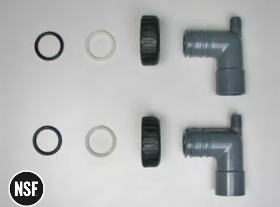 <p>1” PVC Male NPT Elbow Assembly</p>
<p>Order No. V3007-01</p>