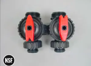 <p>Manuall bypass for clack softener/filter valves.</p>
<p>Order No. V3006</p>