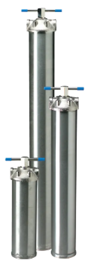 <p>Supply the Pentek ST Series when plastic housings can't handle the heat or pressure. Built from brushed 304 stainless steel with a nickel-plated cast-brass head, this heavy-duty housing is designed for hot water and high-pressure point-of-use applications across commercial and industrial settings such as restaurants, spas, farms, schools, and institutions. Available as the ST-1 (10", up to 10 GPM) and ST-2 (20", up to 15-20 GPM), it accepts a complete range of standard double open end (DOE) cartridges up to 3" diameter. The 3/4" NPT sump has either a pipe plug or petcock for draining, and Buna-N and cellulose fiber gaskets provide the seal. Rated up to 250 psi and 275-300F depending on configuration. Not recommended for water with TDS or chlorides above 1000 ppm or pH below 5.0. A premium, high-durability option for dealers serving customers who need filtration beyond what standard polypropylene housings can support. Key specs: Housing - Brushed 304 stainless steel | Head - Brass/nickel plated | Sealing gaskets - Buna-N, cellulose fiber | Port size - 3/4" NPT | ST-1 - 10", up to 10 GPM | ST-2 - 20", up to 15-20 GPM | Max pressure - 250 psi (17.2 bar) | Max temperature - 275-300F | Max cartridge diameter - 3" | Not compatible with GAC, CC, CGAC, TSGAC, WS, PCF, or PCC cartridges</p>