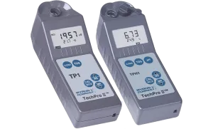 <h3><strong>TechPro II&trade; Specifications:</strong></h3>
<table>
<tbody>
<tr>
<td>Display:</td>
<td>4 Digit Liquid Crystal Display</td>
</tr>
<tr>
<td>Dimensions:</td>
<td>196 x 68 x 64 mm/7.7 x 2.7 x 2.5 in</td>
</tr>
<tr>
<td>Weight:</td>
<td>320 g/11.2 oz.</td>
</tr>
<tr>
<td>Case/Cell Material:</td>
<td>Valox</td>
</tr>
<tr>
<td>Cond/TDS Cell Capacity:</td>
<td>5 ml/0.2 oz.</td>
</tr>
<tr>
<td>pH Sensor Well Capacity:</td>
<td>1.2 ml/0.04 oz.&nbsp;</td>
</tr>
<tr>
<td>Power:</td>
<td>9V alkaline battery</td>
</tr>
<tr>
<td>Battery Life:</td>
<td>&gt;100 hours (5000 readings)</td>
</tr>
<tr>
<td>Operating/Storage Temperature:</td>
<td>0 &ndash; 55&deg;C/32 &ndash; 132&deg;F</td>
</tr>
<tr>
<td>Protection Ratings:</td>
<td>IP67/NEMA 6 WATERPROOF</td>
</tr>
</tbody>
</table>
<h3><strong>TechPro II&trade; Parameters:</strong></h3>
<h4><strong>Ranges:</strong></h4>
<table>
<tbody>
<tr>
<td><strong>Model</strong></td>
<td><strong>Conductivity</strong></td>
<td><strong>TDS</strong></td>
<td><strong>pH</strong></td>
<td><strong>TC &ndash; 25&deg;C/77&deg;F&nbsp;</strong></td>
</tr>
<tr>
<td><strong>TP1</strong></td>
<td>0 &ndash; 9999 &micro;S
<p>&nbsp;</p>
<p>10 &ndash; 20.00 mS&nbsp;</p>
</td>
<td>0 &ndash; 9999 ppm
<p>&nbsp;</p>
<p>10 &ndash; 20.00 ppt</p>
</td>
<td>&mdash;&nbsp;</td>
<td>0 &ndash; 71&deg;C&nbsp;
<p>&nbsp;</p>
<p>32 &ndash; 160&deg;F</p>
</td>
</tr>
<tr>
<td><strong>TPH1</strong></td>
<td>0 &ndash; 9999 &micro;S&nbsp;
<p>&nbsp;</p>
<p>10 &ndash; 20.00 mS</p>
</td>
<td>0 &ndash; 9999 ppm
<p>&nbsp;</p>
<p>10 &ndash; 20.00 ppt&nbsp;</p>
</td>
<td>0 &ndash; 14&nbsp;</td>
<td>0 &ndash; 71&deg;C
<p>&nbsp;</p>
<p>32 &ndash; 160&deg;F&nbsp;</p>
</td>
</tr>
</tbody>
</table>
<h3><strong>Accuracy:</strong></h3>
<table>
<tbody>
<tr>
<td><strong>Model</strong></td>
<td><strong>Conductivity/TDS</strong></td>
<td><strong>pH</strong></td>
<td><strong>Temperature Reading</strong></td>
</tr>
<tr>
<td><strong>TP1</strong></td>
<td>&plusmn;1% of reading&nbsp;</td>
<td>&mdash;&nbsp;</td>
<td>&plusmn;0.1&deg;C/F</td>
</tr>
<tr>
<td><strong>TPH1</strong></td>
<td>&plusmn;1% of reading&nbsp;</td>
<td>&plusmn;0.02 pH</td>
<td>&plusmn;0.1&deg;C/F</td>
</tr>
</tbody>
</table>