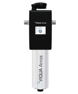 <div>UV Water Treatment System</div>
<div>
<p>Part Number: ARROS15-V<br>Ideal For: Bacteria</p>
<div>
<div>
<div id="specsTable">
<table>
<tbody>
<tr>
<td style="width: 27.9902%;">Connection Size</td>
<td style="width: 72.1852%;">Combo Port: 1 in. MNPT, 3/4 in. FNPT</td>
</tr>
<tr>
<td style="width: 27.9902%;">Dimensions</td>
<td style="width: 72.1852%;">16.5&rdquo; x 4.0&rdquo; (42.0 cm x 10.16 cm)</td>
</tr>
<tr>
<td style="width: 27.9902%;">Flow Rate</td>
<td style="width: 72.1852%;">NSF Class B Certified<br>16mJ/cm&sup2; @70%UVT: 9.4 gpm (49.2 lpm) 2.13 m&sup3;/hr</td>
</tr>
<tr>
<td style="width: 27.9902%;">Power Consumption</td>
<td style="width: 72.1852%;">46 W</td>
</tr>
<tr>
<td style="width: 27.9902%;">Ship Wt. (lbs)</td>
<td style="width: 72.1852%;">12 lbs (5.5 kg)</td>
</tr>
</tbody>
</table>
</div>
</div>
</div>
<div>
<div>&nbsp;</div>
</div>
<div>&nbsp;</div>
</div>