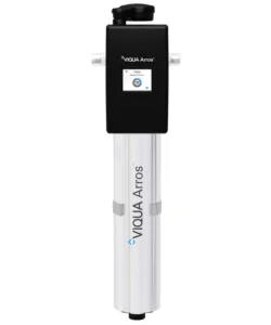 <div>Whole Home UV Water Treatment System</div>
<div>
<p>Part Number: ARROS22-V<br>Ideal For: Bacteria</p>
<table>
<tbody>
<tr>
<td>Connection Size</td>
<td>Combo Port: 1 in. MNPT, 3/4 in. FNPT</td>
</tr>
<tr>
<td>Dimensions</td>
<td>22.5&rdquo; x 4.0&rdquo; (57.2 cm x 10.16 cm)</td>
</tr>
<tr>
<td>Flow Rate</td>
<td>NSF Class B Certified<br>16mJ/cm&sup2; @70%UVT: 12.9 gpm (70.0 lpm) 2.93 m&sup3;/hr</td>
</tr>
<tr>
<td>Power Consumption</td>
<td>52 W</td>
</tr>
<tr>
<td>Ship Wt. (lbs)</td>
<td>12 lbs (5.5 kg)</td>
</tr>
</tbody>
</table>
</div>