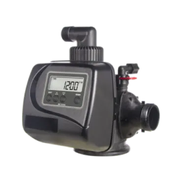 <ul>
<li>1.5&Prime; top mount control valve suited for mid-size commercial/industrial applications</li>
<li>Glass filled composite</li>
<li>Economical plastic optional meter assembly</li>
<li>Service flow rate of 60 gpm, backwash 43 gpm</li>
<li>Upflow/downflow brining field convertible</li>
<li>Solid state microprocessor with easy access front panel settings</li>
<li>Front panel display for time of day, days until next regeneration, volume remaining, current flow rate and total volume used (Totalizer)</li>
<li>Four methods to initiate regeneration; meter immediate, meter delayed, time clock delayed or pressure differential</li>
<li>Optional double backwash feature offers optimum regeneration, cleaning ability and efficiency</li>
<li>Fully adjustable cycle times with 6-cycle control delivers controlled backwash, downflow brining or upflow brining, slow rinse, second backwash, fast rinse, refill and downflow service</li>
<li>Coin cell lithium battery backup for time of day up to 8 hours</li>
<li>Level VI 15-volt output DC power supply provides safe and easy installation</li>
<li>Post treated water regenerant refill</li>
<li>Days override feature; 1 &ndash; 28 days available</li>
<li>One piece expanding seal spacer stack assembly</li>
<li>Linearly reciprocating piston operation</li>
<li>Reliable and proven DC drive</li>
</ul>