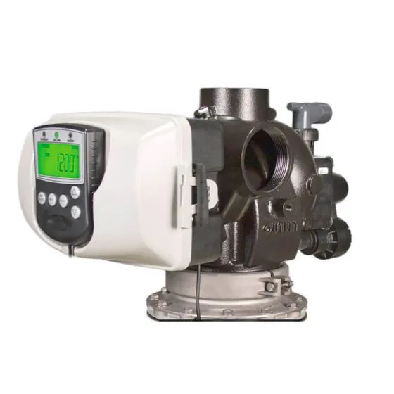 <table id="tablepress-89" class="tablepress tablepress-id-89 small-table">
<thead>
<tr class="row-1 odd">
<th class="column-1">&nbsp;</th>
<th class="column-2">WS3</th>
</tr>
</thead>
<tbody class="row-hover">
<tr class="row-2 even">
<td class="column-1" style="text-align: left;"><strong>Type</strong></td>
<td class="column-2">by Meter</td>
</tr>
<tr class="row-3 odd">
<td class="column-1" style="text-align: left;"><strong>Service Flow @ 15psi drop<br></strong></td>
<td class="column-2">250 gpm</td>
</tr>
<tr class="row-4 even">
<td class="column-1" style="text-align: left;"><strong>Backwash Flow @ 25psi drop<br></strong></td>
<td class="column-2">220 gpm</td>
</tr>
<tr class="row-5 odd">
<td class="column-1" style="text-align: left;"><strong>Drain connection</strong></td>
<td class="column-2">3&rdquo; FNPT</td>
</tr>
<tr class="row-6 even">
<td class="column-1" style="text-align: left;"><strong>Brine connection</strong></td>
<td class="column-2">1&rdquo; NPT</td>
</tr>
<tr class="row-7 odd">
<td class="column-1" style="text-align: left;"><strong>Distributor pipe</strong></td>
<td class="column-2">90 mm OD</td>
</tr>
<tr class="row-8 even">
<td class="column-1" style="text-align: left;"><strong>Meter flow</strong></td>
<td class="column-2">13-1325 lpm</td>
</tr>
<tr class="row-9 odd">
<td class="column-1" style="text-align: left;"><strong>Meter range</strong></td>
<td class="column-2">0.04-3800 m3</td>
</tr>
<tr class="row-10 even">
<td class="column-1" style="text-align: left;"><strong>Totalizer</strong></td>
<td class="column-2">YES</td>
</tr>
<tr class="row-11 odd">
<td class="column-1" style="text-align: left;"><strong>Tank&rsquo;s Head</strong></td>
<td class="column-2">6&rdquo; Flange</td>
</tr>
</tbody>
</table>